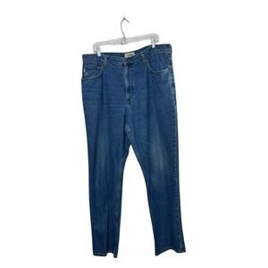 L.L. Bean 100% Cotton Natural Fit Men's 38x32 Medium Wash Jeans (B)